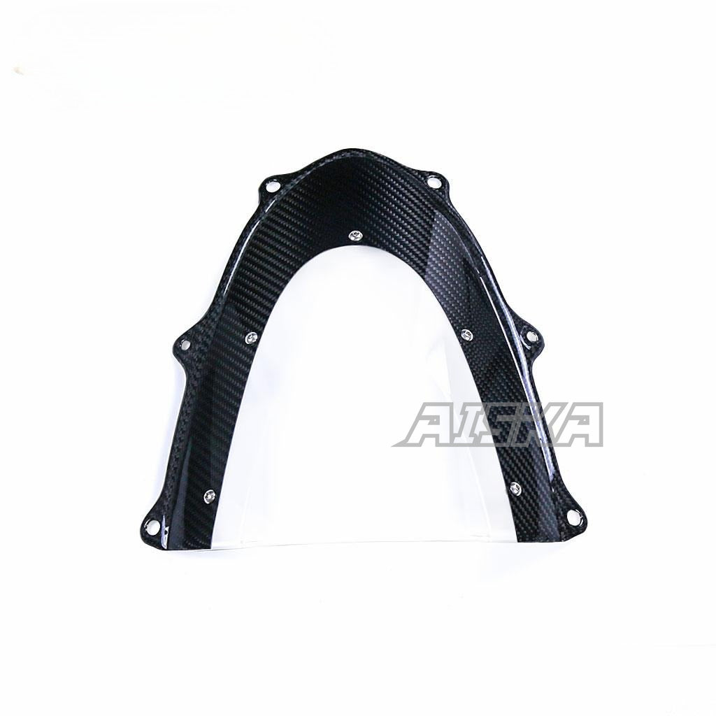 AISKA 100% 3K Dry Carbon Fiber Motorcycle  Accessories Windshield Wind Deflector for Suzuki GSXR1000 2017+