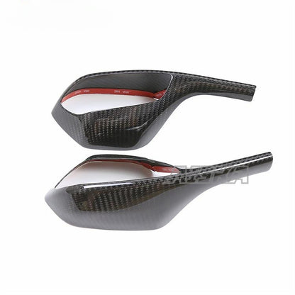 AISKA 3K Pure Carbon Fiber Rearview Mirrors Covers Motorcycle Rearview Side Mirror Cover for BMW S1000RR 2019-2022