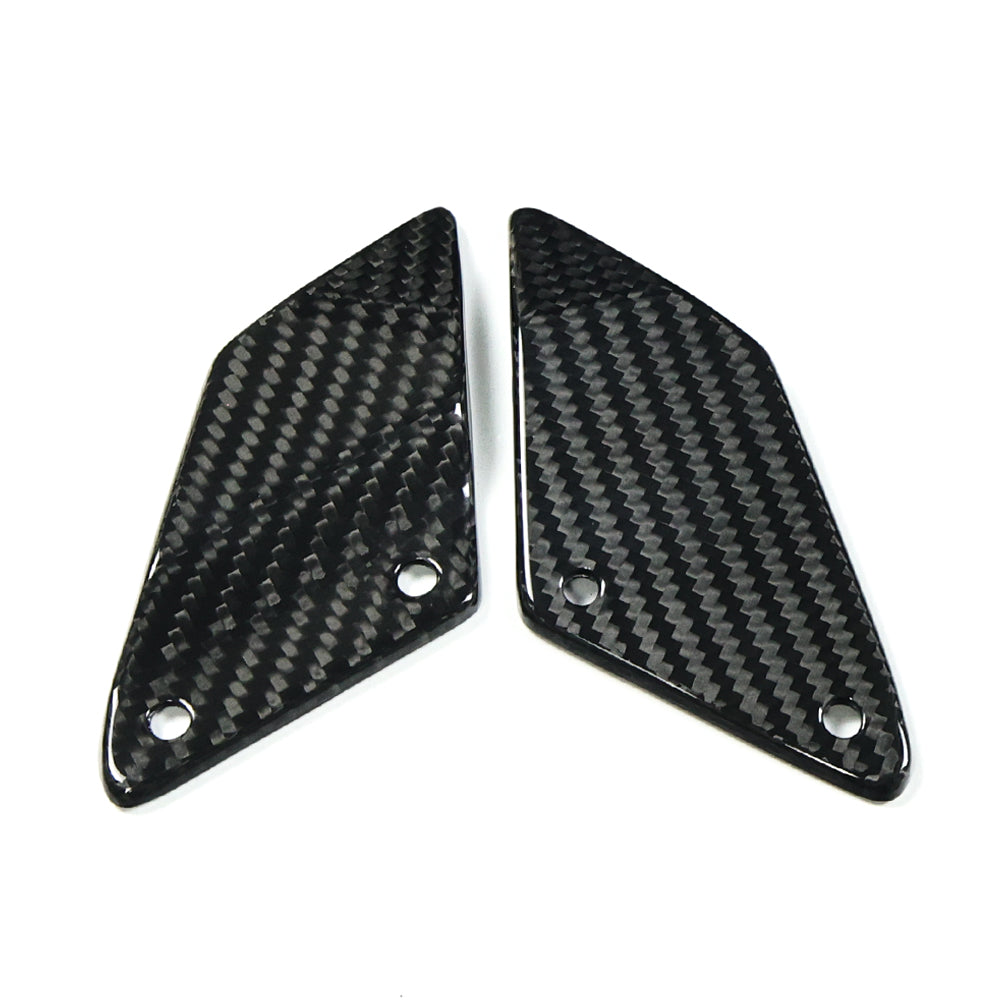 AISKA Kawasaki Ninja ZX-6R 2024+ Carbon Fiber Heel Guards