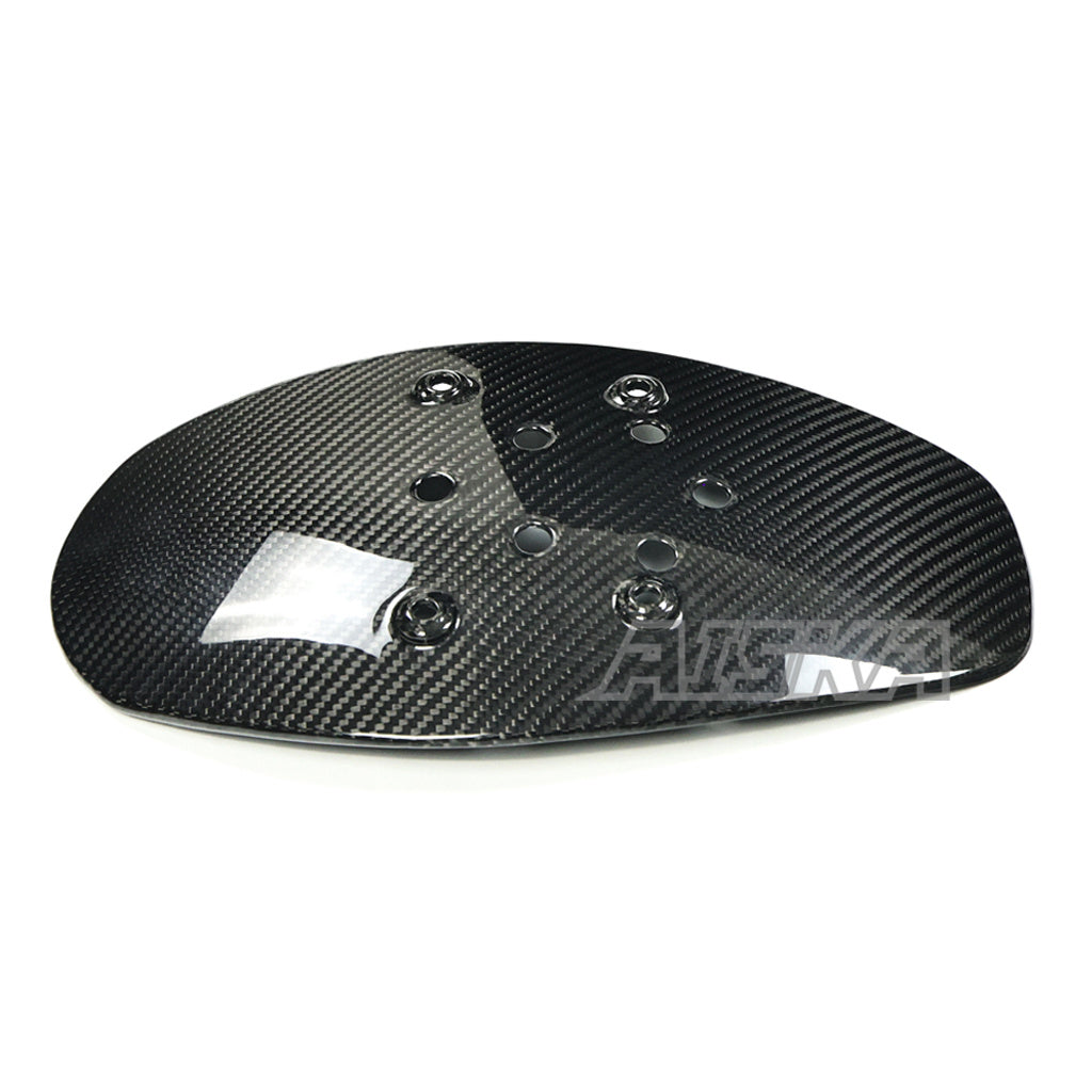 AISKA Ducati XDiavel V4 2025+ Carbon Fiber Splash Guard License Holder