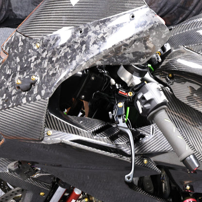 AISKA Kawasaki Ninja ZX10R 2021-2025 Carbon Fiber Dash Side Cover
