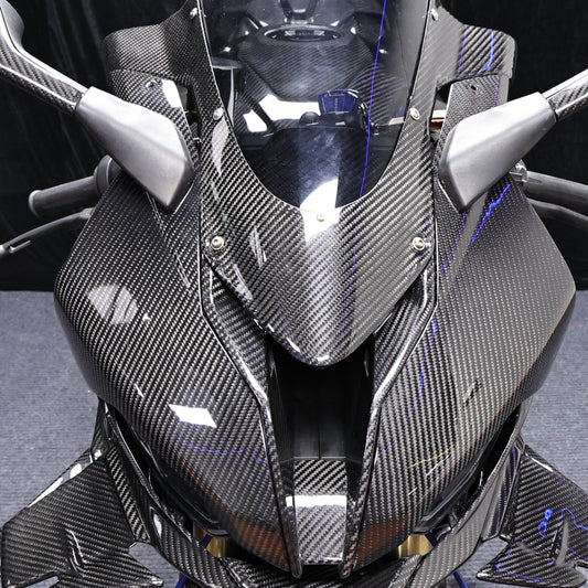AISKA BMW S1000RR 2019-2024 Carbon Fiber Upper Front Nose Fairing