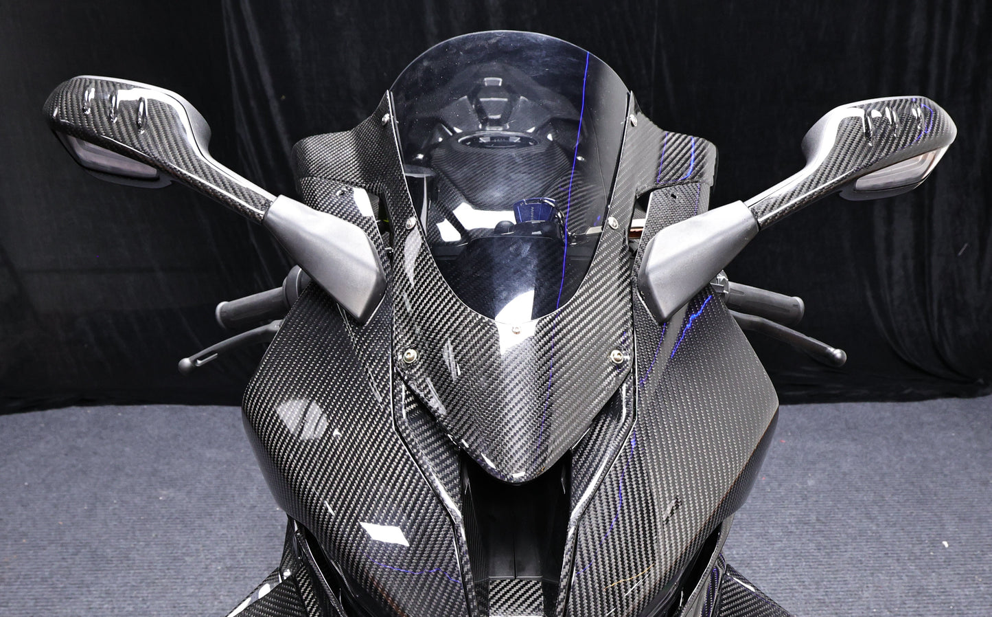 AISKA BMW S1000RR 2019-2025 Carbon Fiber Mirror Covers