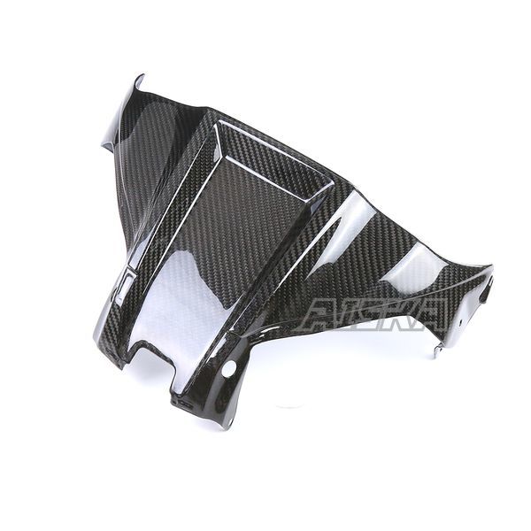 AISKA 3K Dry Carbon Fiber Motorcycle Upper Fuel Tank Airbox Cover Fairing for Kawasaki Ninja ZX10R ZX-10R 2021 2022 2023 2024