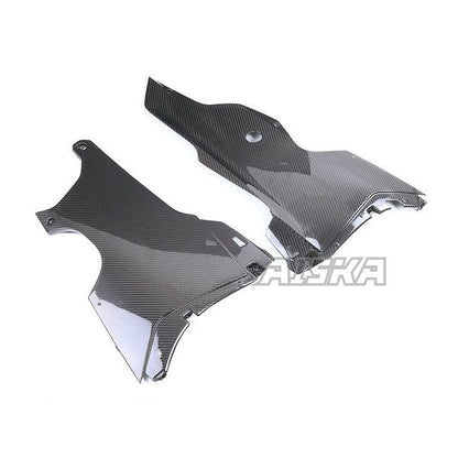 AISKA 3K Dry Carbon Fiber Motorcycle Belly Pan Lower Side Panels Cover for Kawasaki Ninja ZX10R ZX-10R 2021 2022 2023 2024