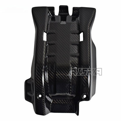 AISKA 3K Dry Carbon Fiber Parts Accessories Motorcycle Under Tray Body Fairing Kit Lower Belly Pan for KTM 250 350 EXC 2020+