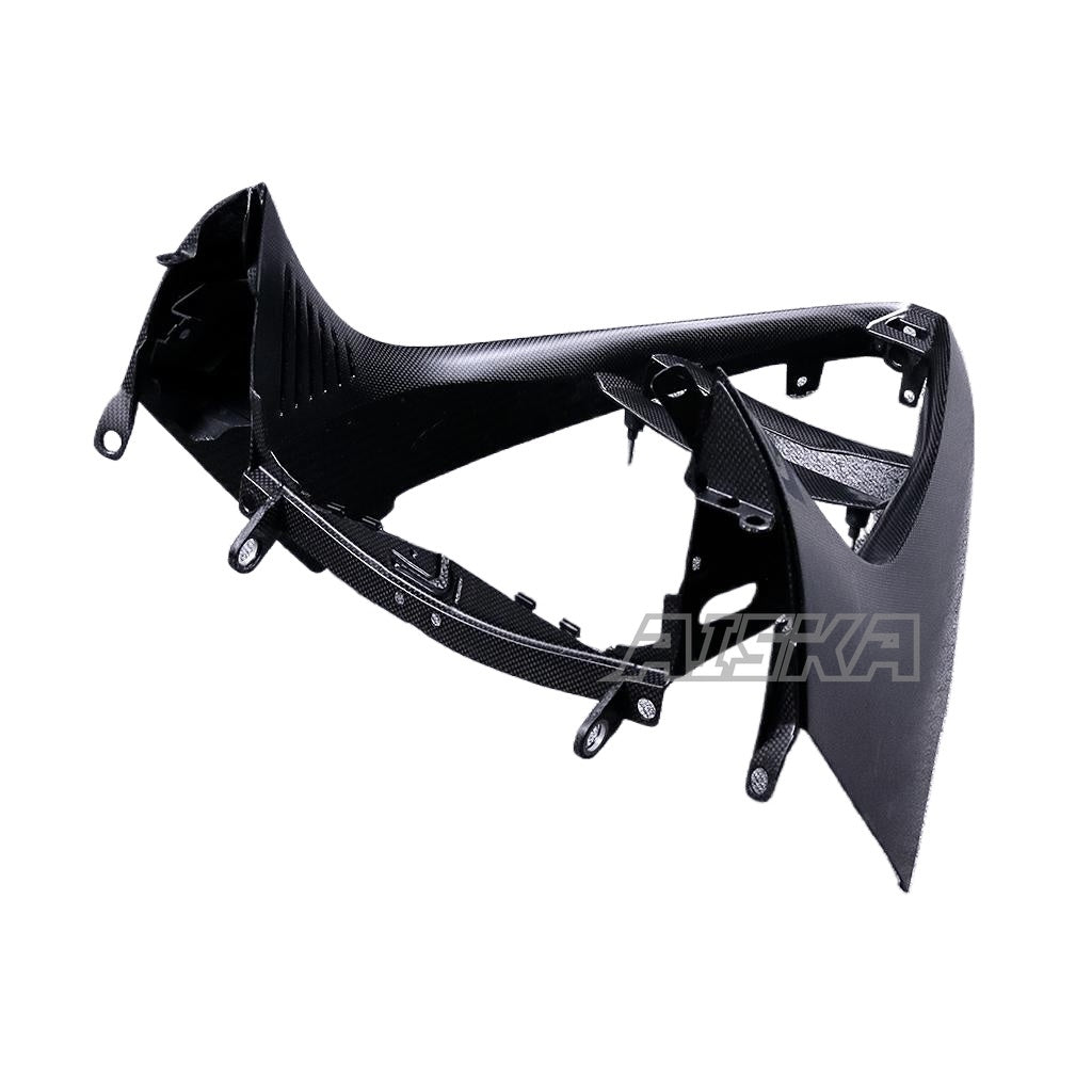 AISKA 100% 3K Full Dry Carbon Fiber Motorcycle Front Lower Water Tank Cover for Ducati Panigale V4 V4S 2025