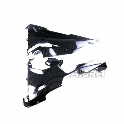 AISKA 3K Full Dry Carbon Fiber Motorcycle Belly Pan Lower Side Fairings for Honda CBR1000RR 2017-2024