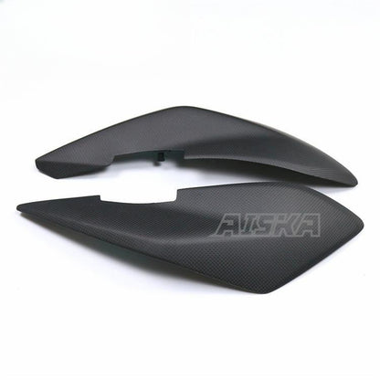 AISKA 3K 3*3 Carbon Fiber Motorcycle Accessories Rear Seat With Armrest Side Panel  for Ducati Hypermotard 950 2019+