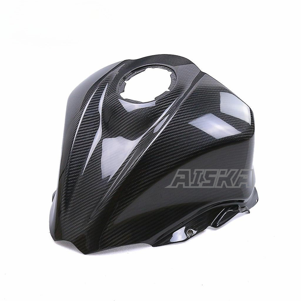 AISKA 3K Dry Carbon Fiber Motorcycle Accessories Fuel Tank Front Cover for Suzuki GSX1300R Hayabusa 2021-2025