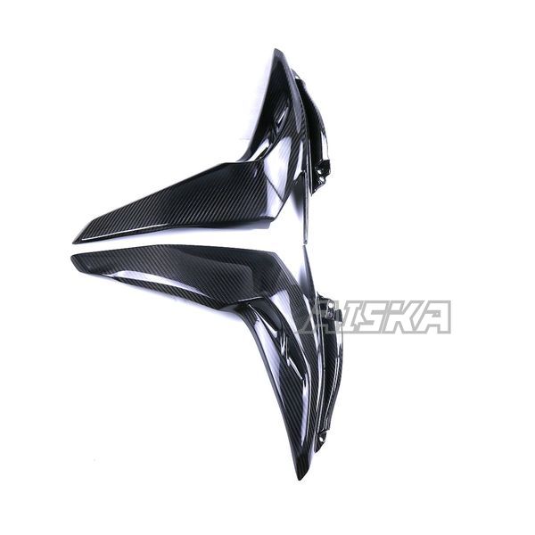 AISKA 3K Dry Carbon Fiber Motorcycle Accessories Front Spoiler Side Panels Fairing Kits for Kawasaki Z1000 2014+
