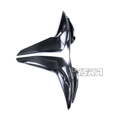 AISKA 3K Dry Carbon Fiber Motorcycle Accessories Front Spoiler Side Panels Fairing Kits for Kawasaki Z1000 2014+