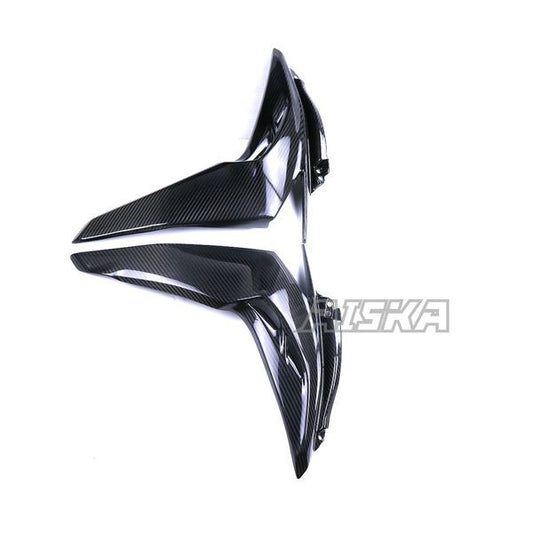AISKA 3K Dry Carbon Fiber Motorcycle Accessories Front Spoiler Side Panels Fairing Kits for Kawasaki Z1000 2014+