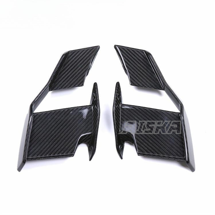 AISKA 100% 3K Carbon Fiber UV-Protection Coat Motorcycle Front Fairings Side Winglets for BMW S1000R M1000R 2021-2025