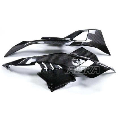 AISKA 100% 3K Full Carbon Fiber Motorcycle Front Upper Side Panel Fairing for BMW S1000RR 2023-2024