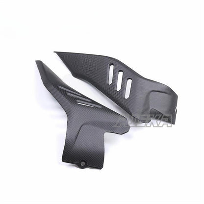 AISKA Wholesale High Quality Twill Weave Motorcycle Full Carbon Fiber  Side Panels for Ducati Diavel  V4  2023