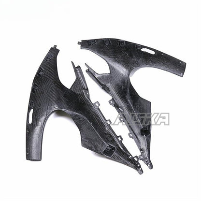 AISKA 3K Pure Dry Carbon Fiber Motorcycle Front Fairing Headlight Cover Side Panels for BMW M1000RR 2023-2024