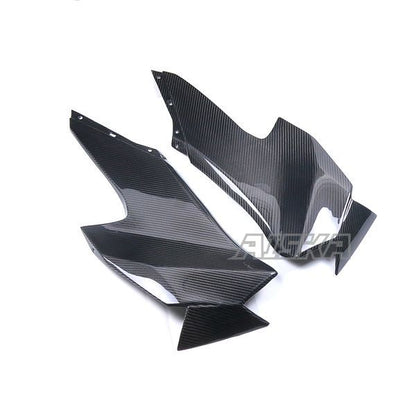 AISKA 3K Dry Carbon Fiber Motorcycle Front Upper Side Panels Fairing for Kawasaki Ninja ZX10R ZX-10R 2021 2022 2023 2024