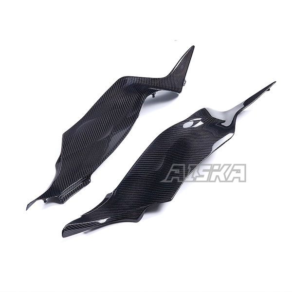 AISKA Motorcycle Full Dry Carbon Fiber Fuel Gas Tank Side Panel Cover Fairing for Kawasaki Ninja ZX-6R 2024
