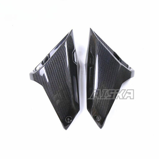 AISKA Carbon Fiber Motorcycle Accessories Fuel Tank Side Panels Frame Trim Cover for YAMAHA MT09 FZ09 2017-2020