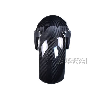 AISKA 100% 3K Dry Carbon Fiber Motorcycle Accessories Front Fender Hugger Mudguard Fairing for Kawasaki Ninja 650 2014-2024