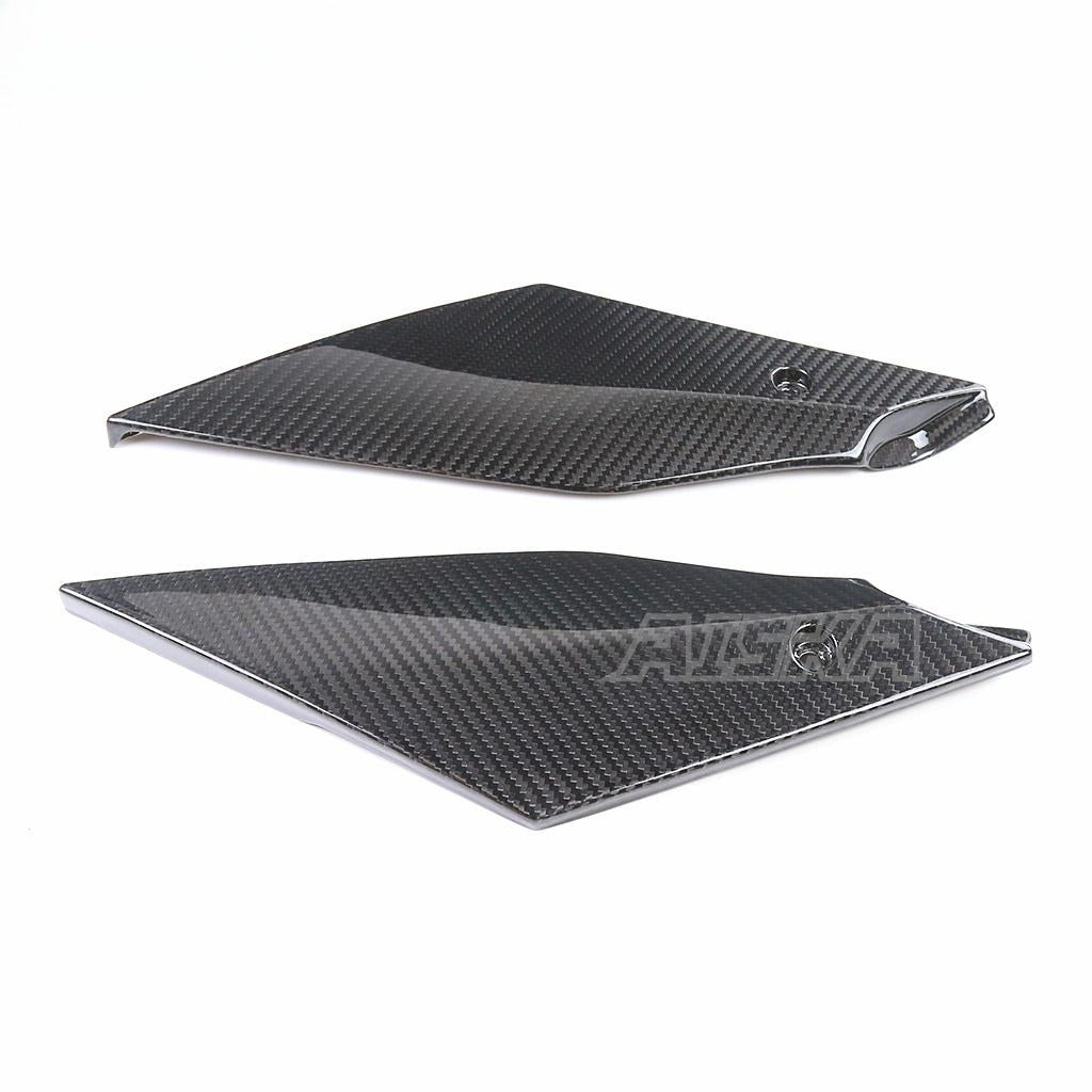 AISKA Fuel Tank Side Cover Fairing Panel Motorcycle Carbon Fiber Tank Side Panels for Yamaha R1 R1M 2020-2024