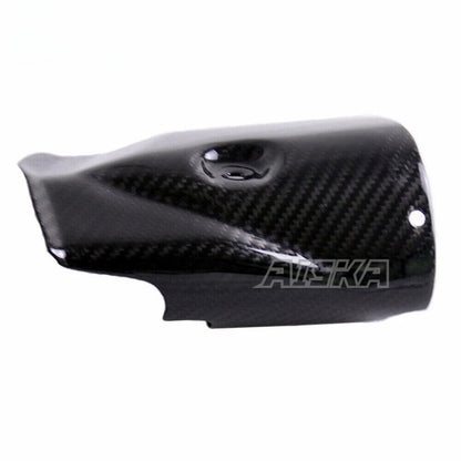 AISKA R6 Carbon Fiber Exhaust Pipe Cover Motorcycle Carbon Fibre Muffler Pipe Heat Shield Guard Cover for Yamaha R6 2017-2024