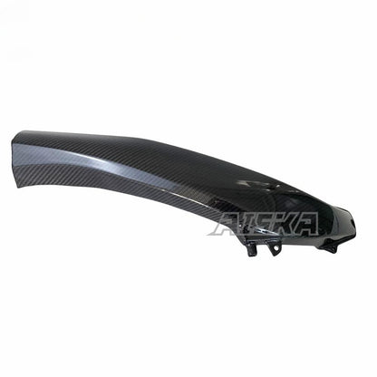 AISKA Full 3K Dry Carbon Fiber Motorcycle Air Intake Pipe Tube Protector for Kawasaki Ninja H2 H2R 2015-2024