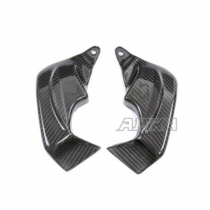 AISKA 100% 3K Dry Carbon Fiber Motorcycle Brake Caliper Cooling Air Ducts Radiator Cooler for BMW S1000RR M1000R HP4 2019-2022