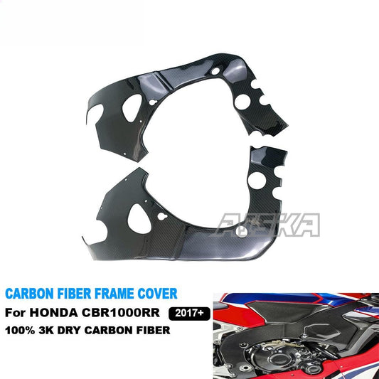 AISKA 3K Full Dry Carbon Fiber Motorcycle Fairing Frame Cover Side Panels Protector for Honda CBR1000RR 2017-2024