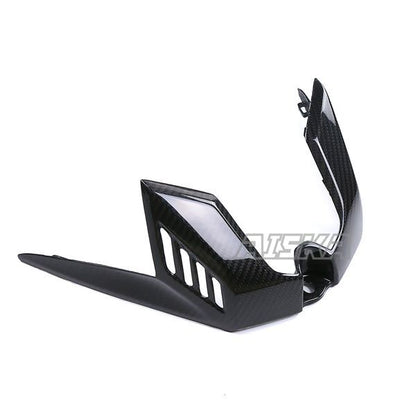 AISKA 3K Dry Carbon Fiber Motorcycle Fuel Tank Airbox Front Piece Cover Fairing for Kawasaki Ninja ZX-4R ZX-4RR ZX25R 2020-2024