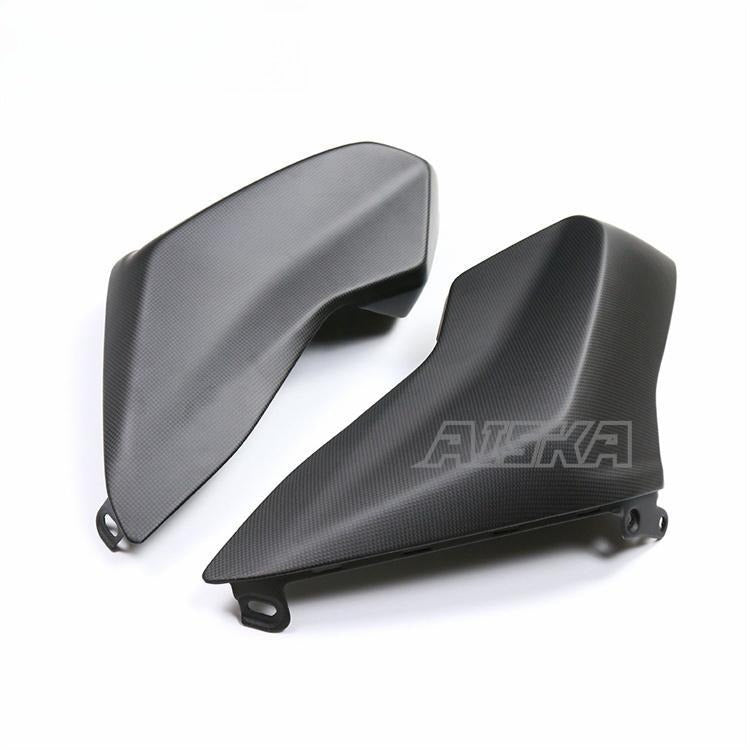 AISKA 100% Carbon Fiber  Motorcycle Accessories Front Fuel tank Side Panel for Ducati Hypermotard 950 2019+