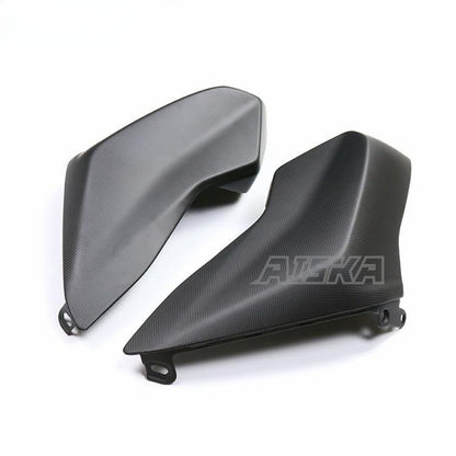 AISKA 100% Carbon Fiber  Motorcycle Accessories Front Fuel tank Side Panel for Ducati Hypermotard 950 2019+