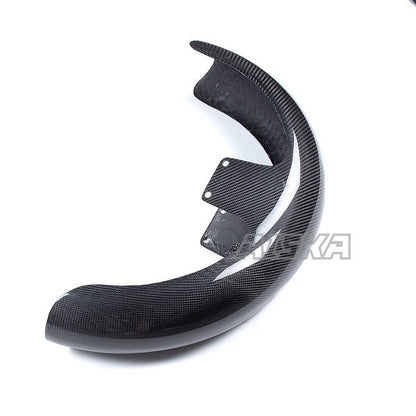 AISKA 19" Dry Carbon Fiber Motorcycle Front Fender for Harley Davidson Touring Street Glide Road Glide Road King Custom Baggers