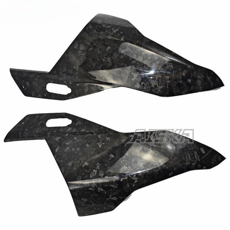 AISKA 100% Real Carbon Fiber Front Headlight Fairing Cover Motorcycle Headlight Cover for BMW S1000RR M1000R HP4 2019-2022