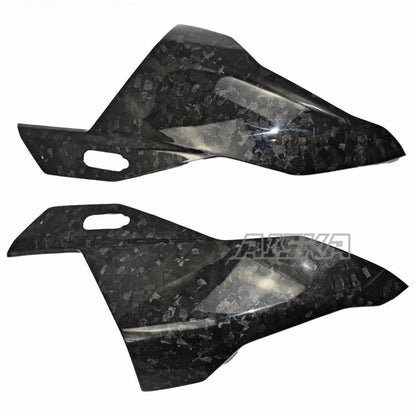 AISKA 100% Real Carbon Fiber Front Headlight Fairing Cover Motorcycle Headlight Cover for BMW S1000RR M1000R HP4 2019-2024