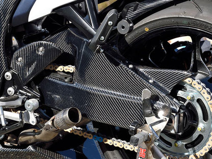AISKA Suzuki Hayabusa GSX1300R Gen2 Gen3 2008-2025 Carbon Fiber Swingarm Cover