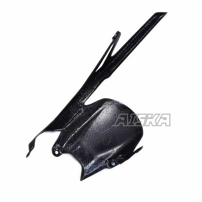 AISKA Motorcycle Carbon Fiber Rear Fender Splash Mud Dust Guard Mudguard Rear Hugger for Yamaha MT09 FZ09 2021-2023