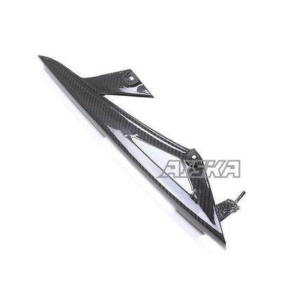 AISKA 3K Dry Carbon Fiber Motorcycle Accessories Rear Chain Guard Cover Fairing Kit Fit for Kawasaki Z1000 2014+