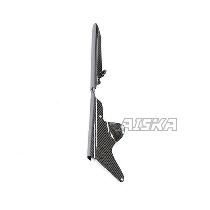 AISKA 3K Dry Carbon Fiber Motorcycle Rear Chain Guard Cover Protector for Kawasaki Ninja ZX10R ZX-10R 2021 2022 2023 2024