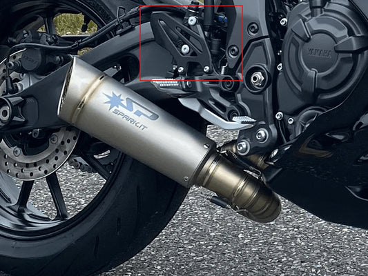 AISKA 100% Pure 3K Full Motorcycle Carbon Fiber Fairing Accessories Heel Guards Plate Protector for Yamaha R7 2022 2023 2024