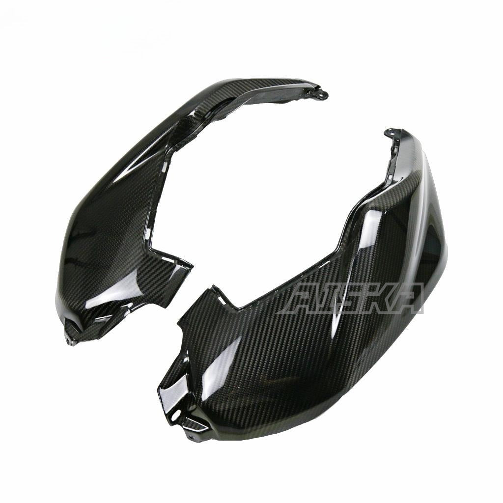 AISKA 3K Carbon Fiber Motorcycle Accessories Fuel Gas Tank Side Panels Covers for Yamaha MT07 FZ07 2018-2022