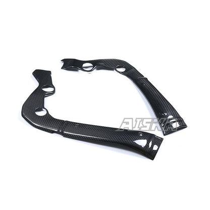 AISKA GSX-R 1000 Carbon Fiber Frame Covers 100% Dry Carbon Motorcycle Accessories Frame Covers for Suzuki GSXR1000 2017-2025