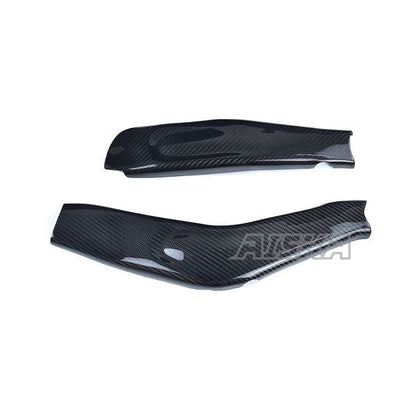 AISKA 3K Dry Carbon Fiber Motorcycle Accessories Swingarm Swing Arm Cover Fairing for Kawasaki Ninja ZX-25R 2020-2024