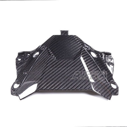 AISKA 3K Dry Carbon Fiber Motorcycle Dash Cluster Speedometer Cover Cowl for Kawasaki Ninja ZX-6R 2019-2024