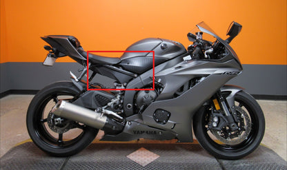 AISKA R6 Carbon Fiber Front Inner Fairings Motorcycle Carbon Fibre Side Fairings Upper Covers Panels for Yamaha R6 2017-2024