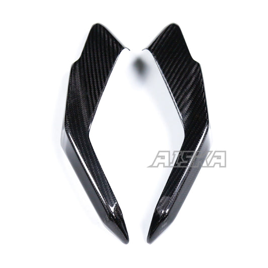 AISKA 100% 3K Dry Carbon Fiber Motorcycle Fuel Tank Side Panel Cover for Yamaha MT09 FZ09 2024-2025