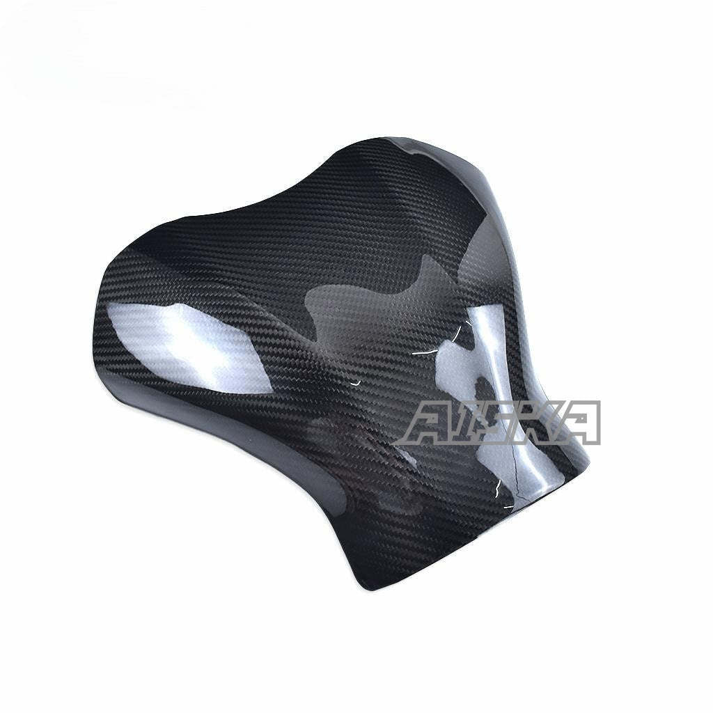 AISKA R6 Carbon Fiber Tank Cover Motorcycle Carbon Fibre Fuel Gas Tank Cover Protector Guard Fairing for Yamaha R6 2017-2024
