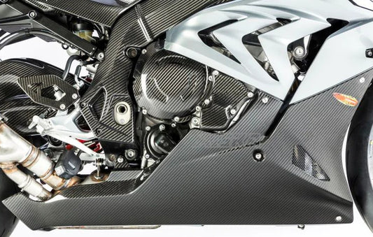 AISKA Custom Carbon Fiber Parts Motorcycle Lower Fairing Protection Belly Pan for BMW S1000RR 2019-2022
