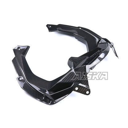 AISKA 3K Dry Carbon Fiber Motorcycle Dashboard Dash Panel Front Cover Fairing for Kawasaki Ninja ZX-4R ZX-4RR ZX25R 2020-2024